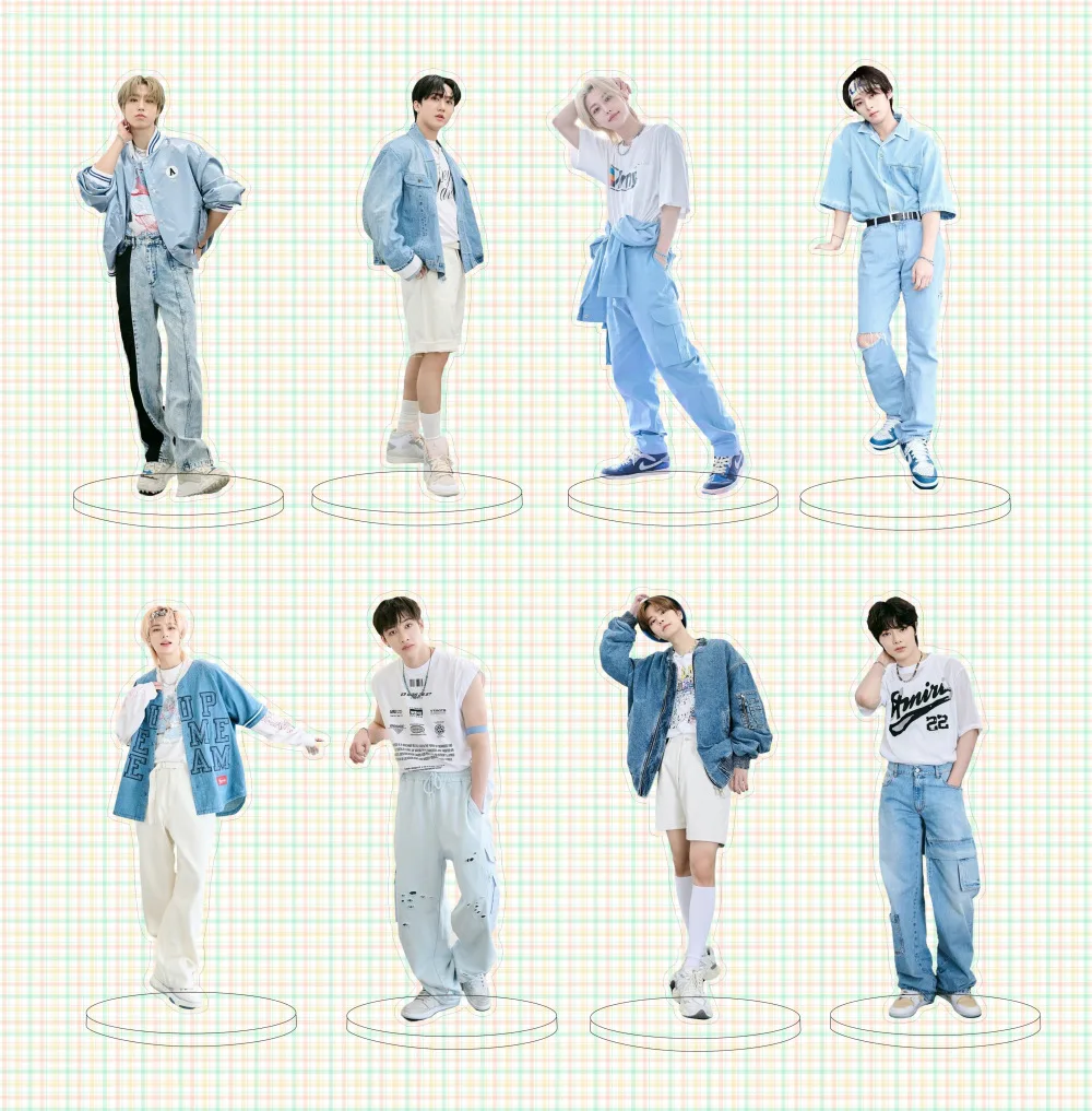 Stray Kids Style Cute Surrounding SKZOO Men's Team Celebrity Acrylic Plaque Ornament