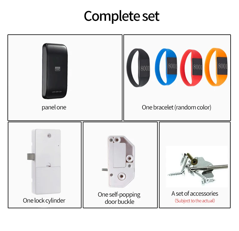 TTLOCK APP Keyless Touch Access Control Keypad Password RFID Card Key Digital Sauna  Electronic Lock For Cabinet Locker EM167