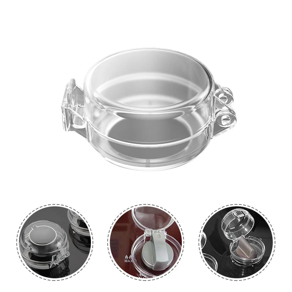4 Pcs Safety Mask Gas Switch Cover Child Door Knob Handle Outlets Pvc Stove Covers for