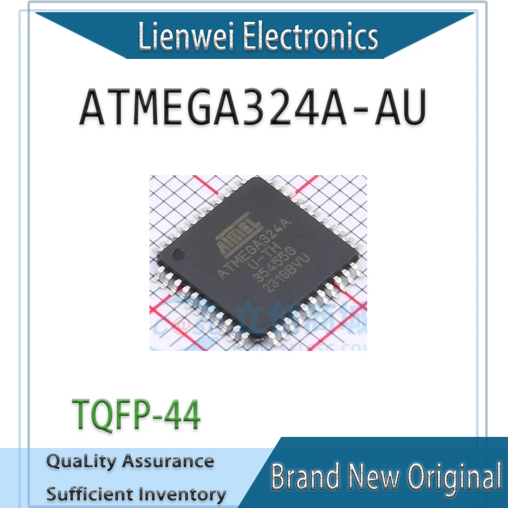 

100% New ATMEGA324A ATMEGA324A-AU ATMEGA324 IC MCU Chipset TQFP-44