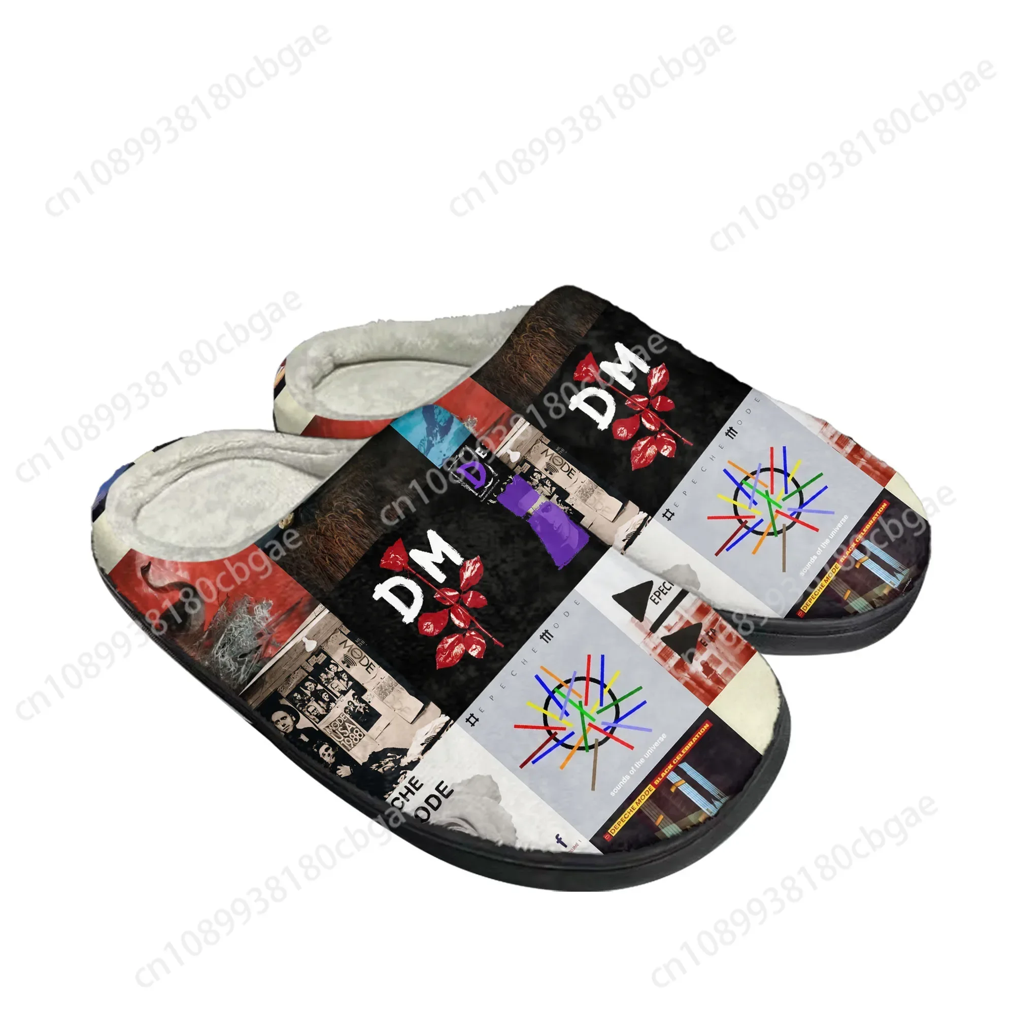 

Hot Depeche Rock Band Mode Home Cotton Custom Slippers Mens Womens Sandals Plush Violator Casual Keep Warm Shoes Thermal Slipper