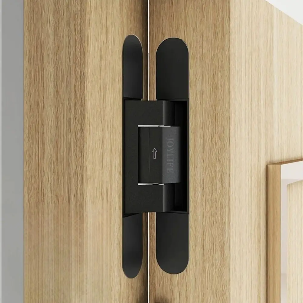 Silent Close Hydraulic Adjustable Hinge Folding Invisible Mounting Automatic Door Closing Device Furniture Fittings Adjustable