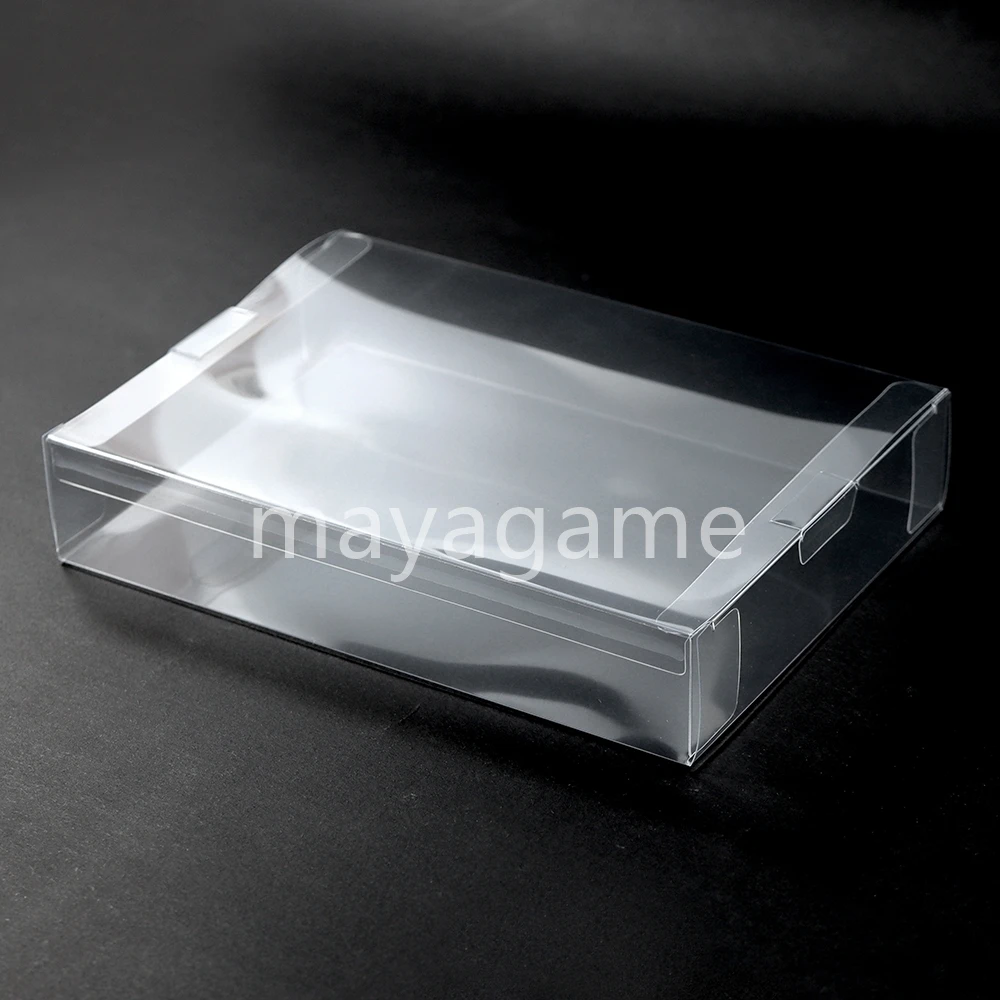 10 stücke Klar Transparent für SNES für N64 Spiel Box Schutz Fall Spiele Kunststoff PET Schutz für Nintendo Spiel Boxen