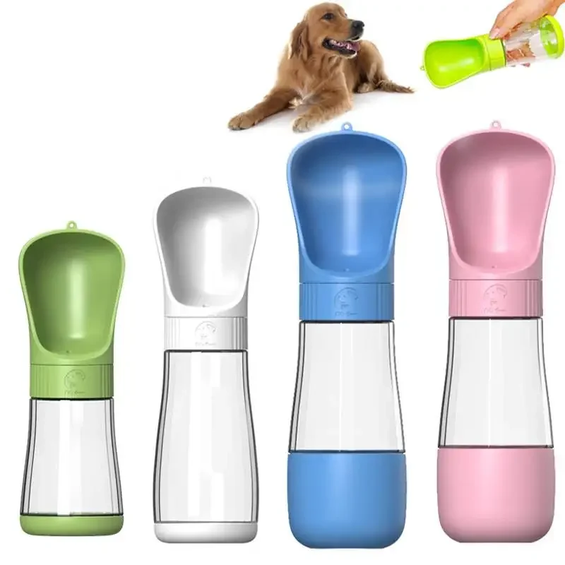 

2 In 1 Multi functional Pet Food Feeder Dispenser Portable Dog Water Bottle Outdoor Travel Dog Drinking Bottle Pet Supplies