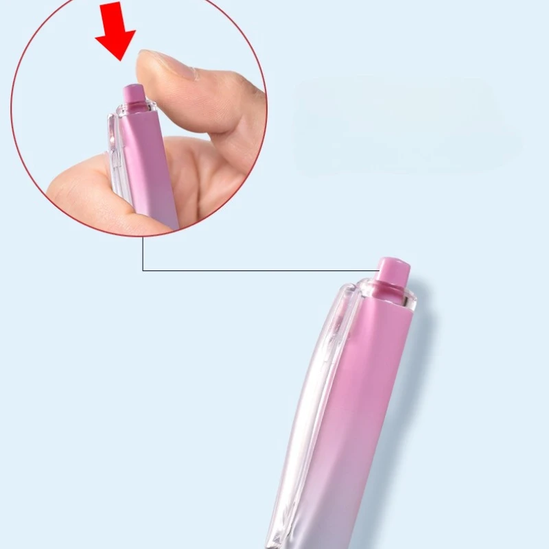 5-teiliges Gelstift-Set mit hoher Kapazität, 0,7 mm blaue Tinte, Kugelschreiber, komfortabler Griff, schnell trocknend, sanftes Schreiben, ideal für Notizen – Detail 4