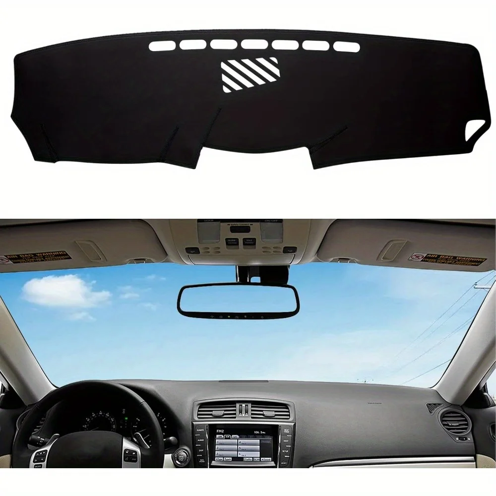 

Совместим с Lexus F IS250 IS300 IS350 2006-2013 гг., коврик для приборной панели, кожаный коврик для приборной панели