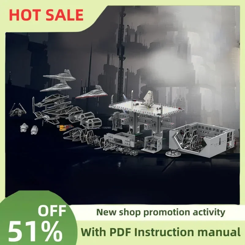 

Новый знаменитый звездный боевой фильм Moc Fleet, большой комплект оборудования, набор моделей, головоломка на заказ, креативные идеи «сделай сам», детская игрушка, подарок на день рождения