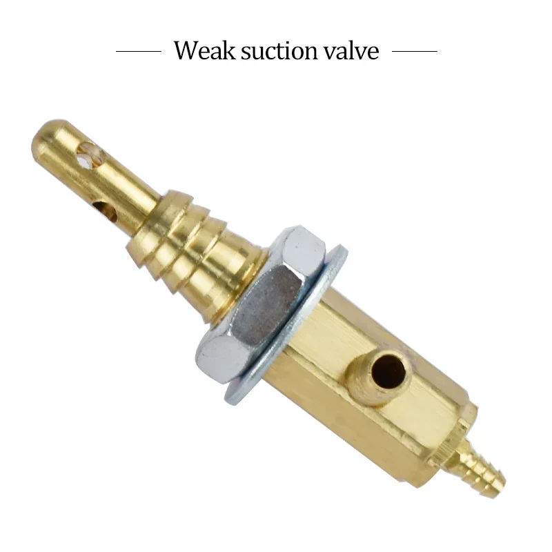 Dental Strong/Weak Suction Valve - Brass Spare Part for 6*4 Specification Tube | High Speed Dental Handpiece Accessories