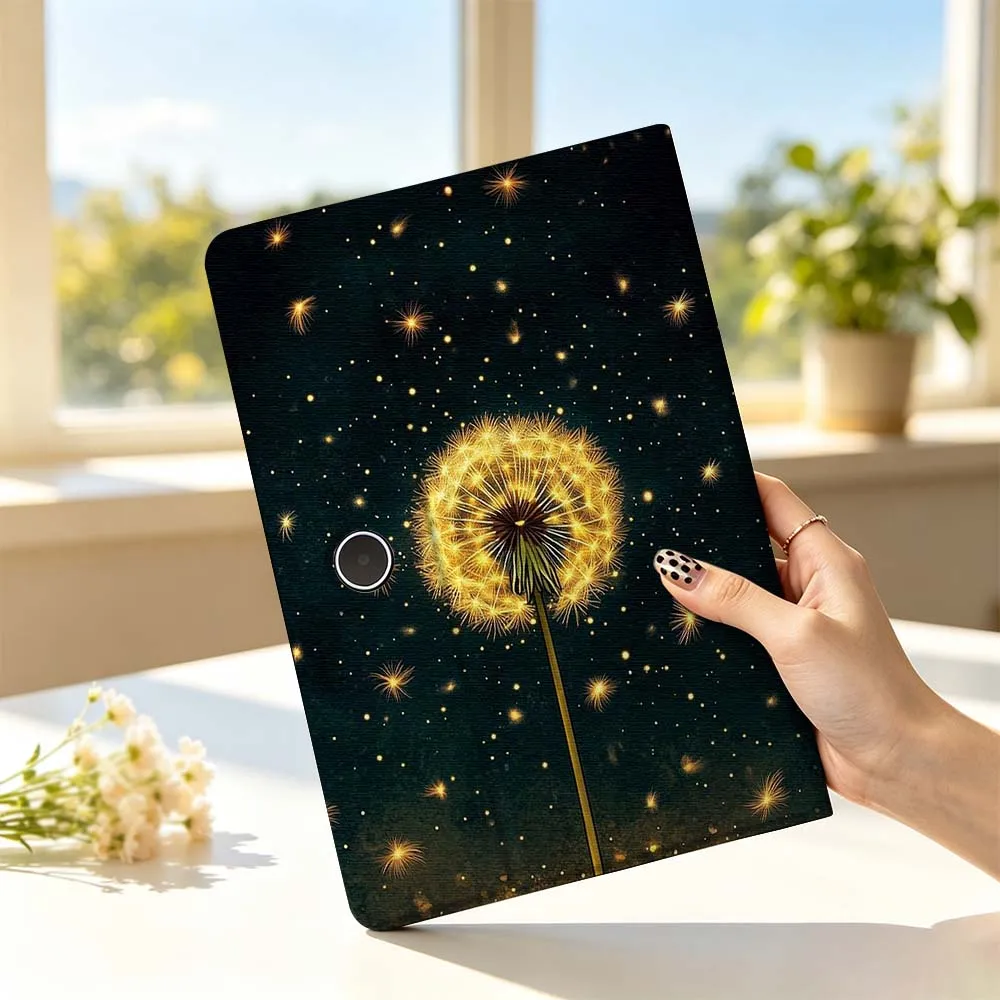 Beautiful Dandelion Pattern Soft For OPPO VIVO IQOO OnePlus Realme Pad 3 Pro 13 12.1 11.61 11.4 10.36 11 inch Tablet Case