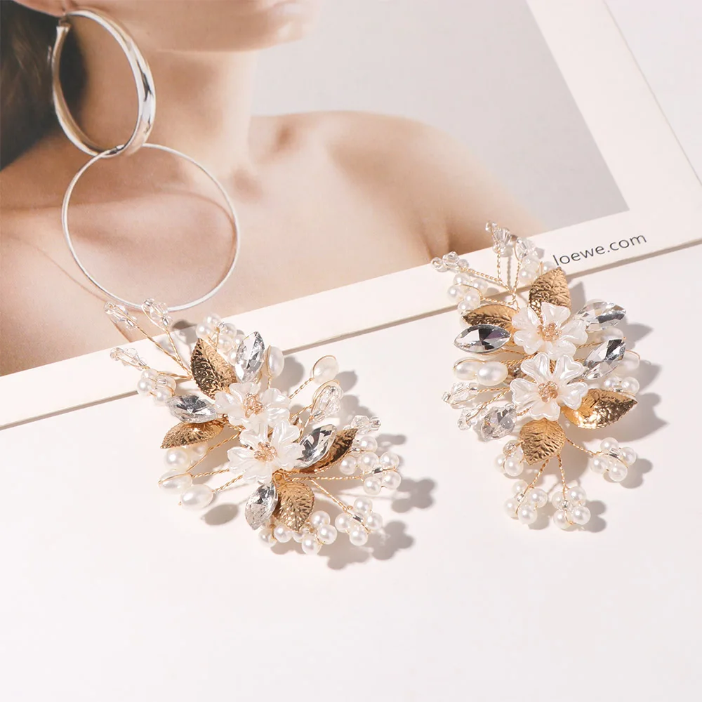 

1 пара съемных аксессуаров для свадебных туфель: цветочные стразы, пряжки для туфель на высоком каблуке, жемчужные бусины, украшения для обуви своими руками