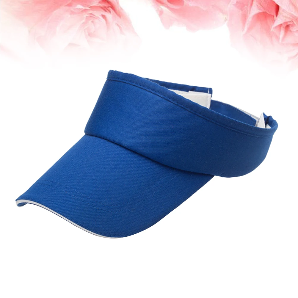 

Black Adjustable Sports Sun Visor Blank Visors Lightweight Durable for Outdoor Travel Exercises Uv Sun Protection