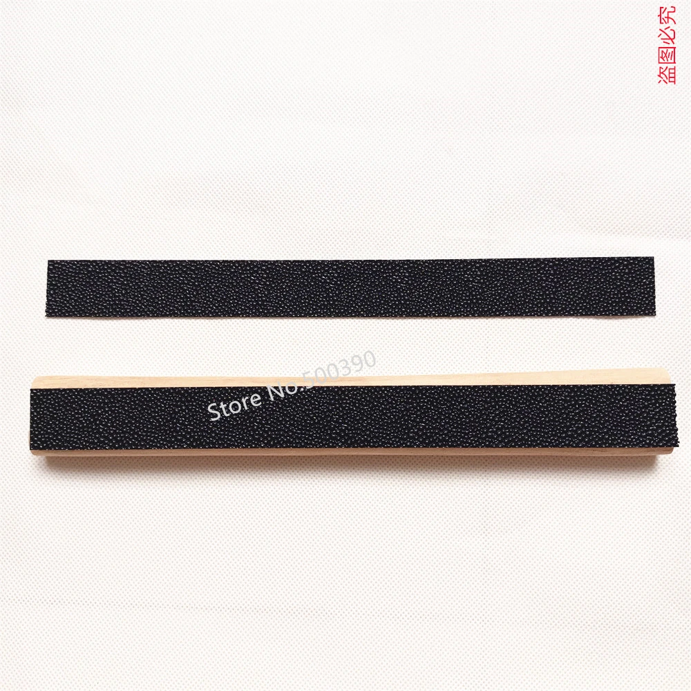 26cm Wood Handle Tsuka Black Imitated Rayskin Fittings For Japanese Samurai Katana Sword Accessory New