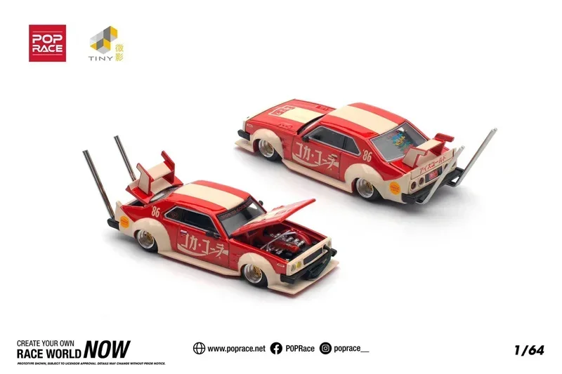 

POP RACE 1:64 C210 SKYLINE RACER BOSOZOKU STYLE - JP Diecast Model Car