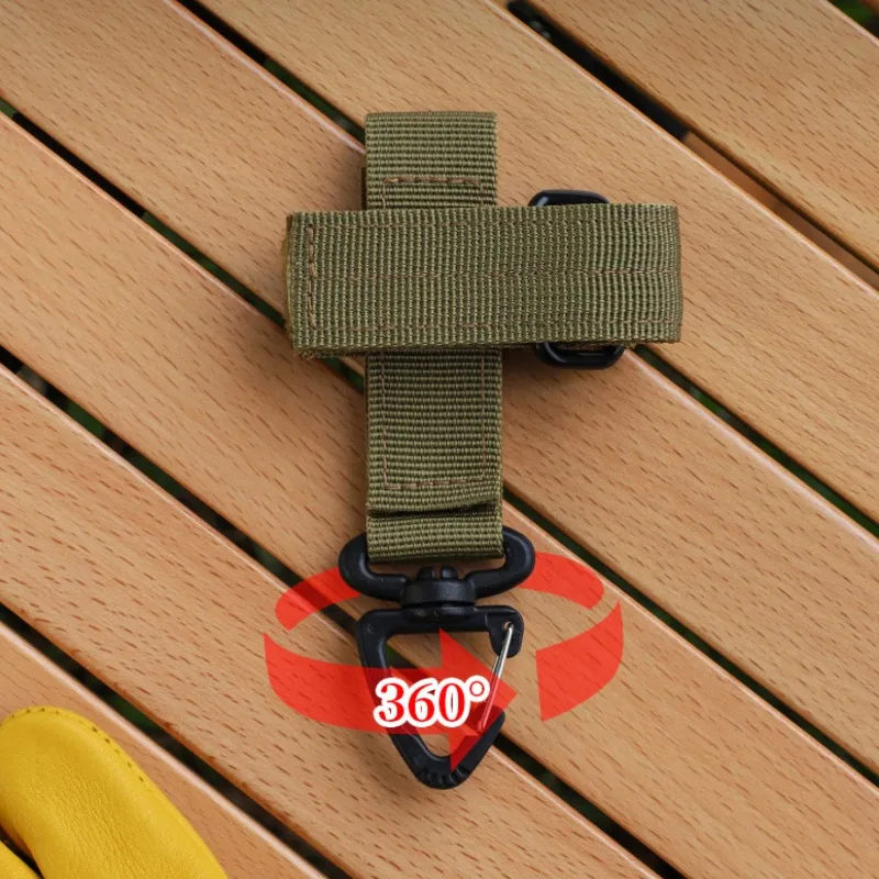 متعددة الوظائف قفازات نايلون هوك قفازات التكتيكية تسلق حبل التخزين مع مثلث مشبك حامل القفازات المعلقة التخييم في الهواء الطلق #6