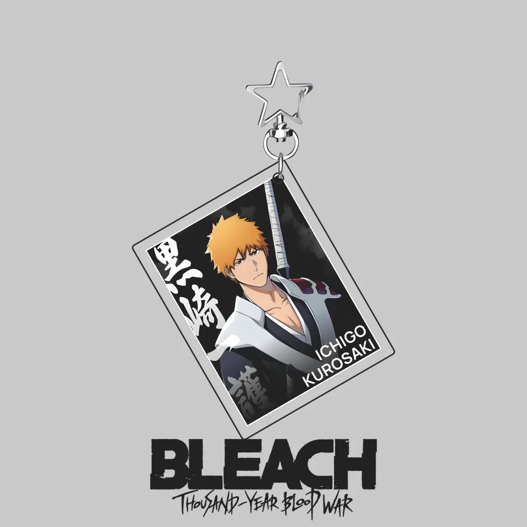 2026 New BLEACH Thousand-Year Blood War Acrylic Keychain Ichigo Rukia Byakuya Toshiro Anime Pendant Collectible Gift For Fans