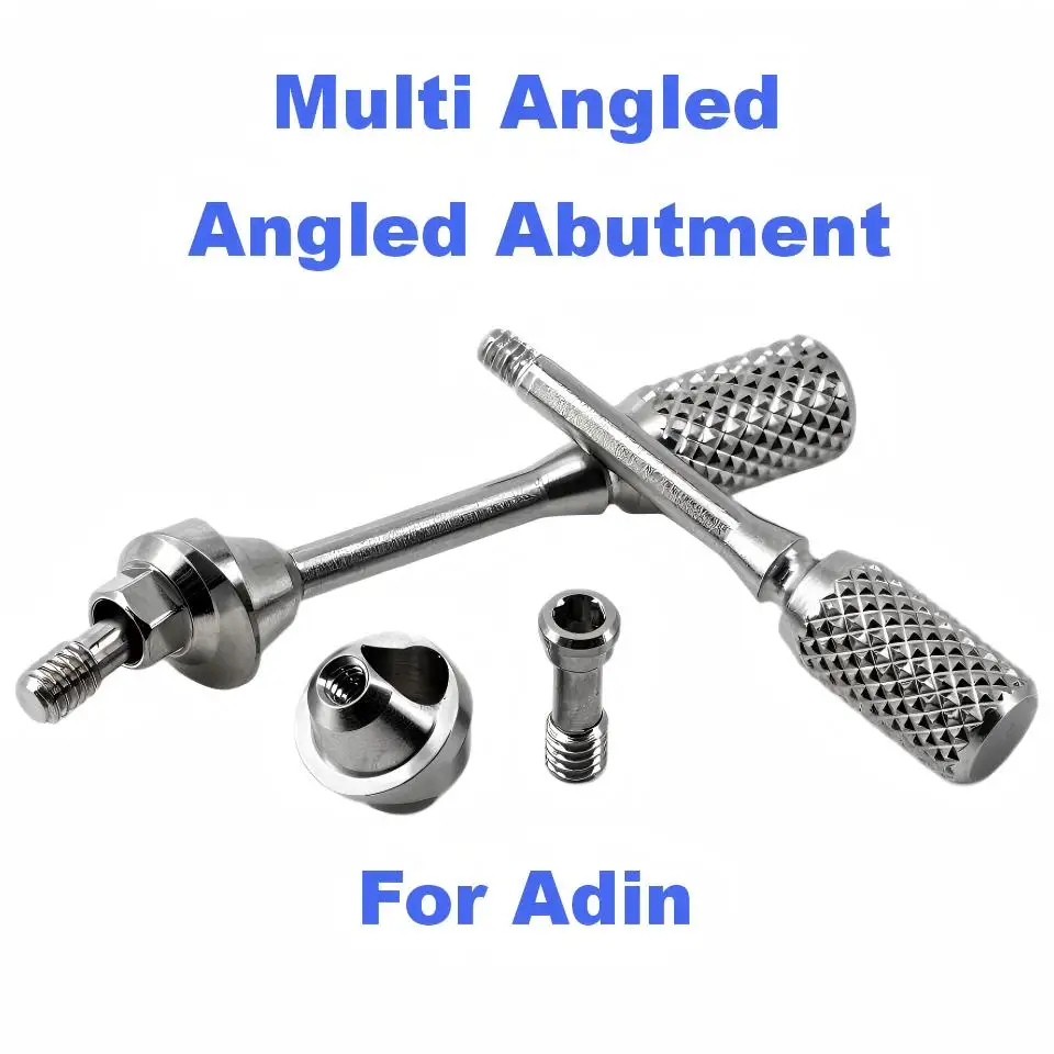 Dental Implant Multi Unit Angled Abutment 17 30 Degree Compatible with Adin Implant System Prosthetic Components 5Pcs