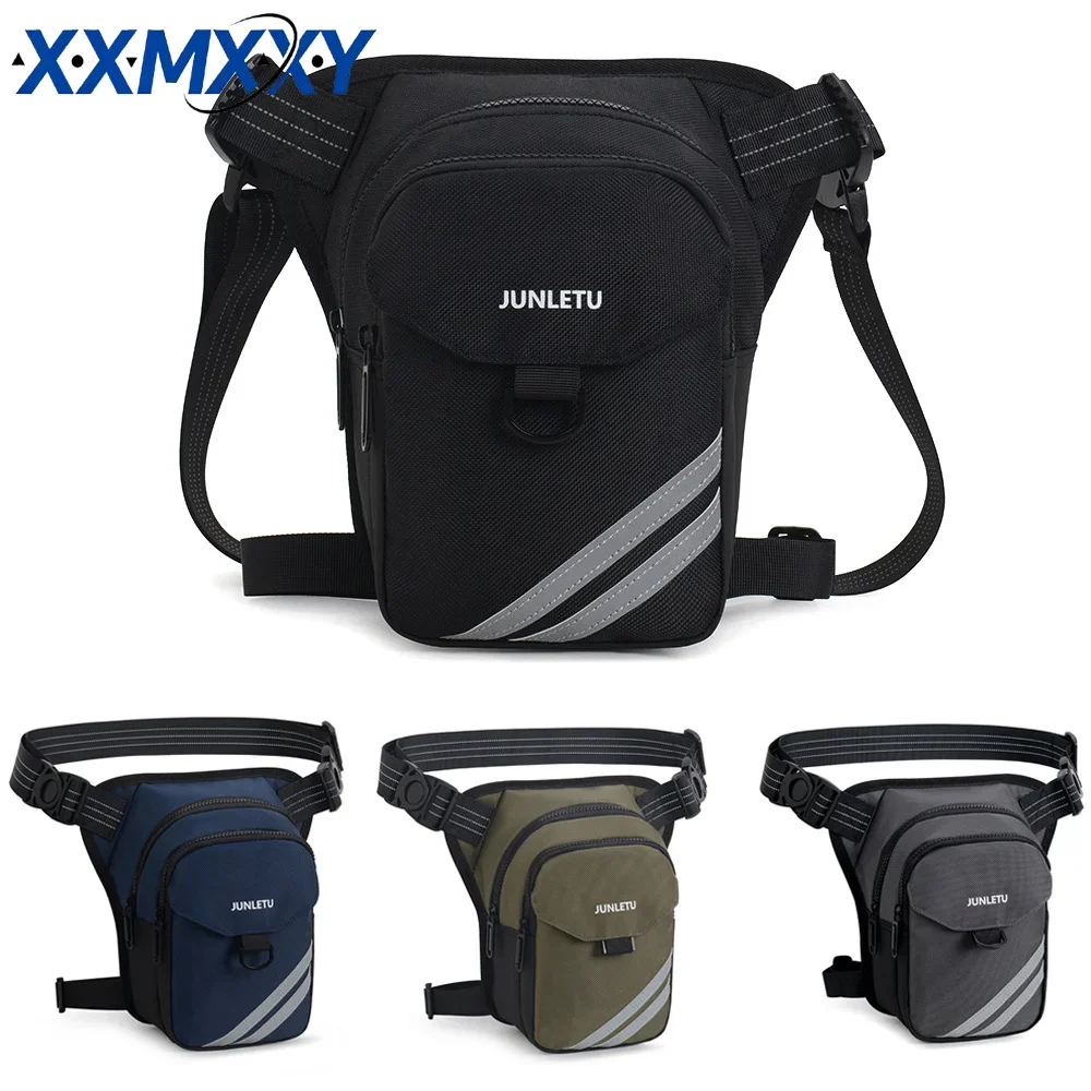 Motorcycle Leg Side Bag Travel Bag Waterproof Motorbike Waist Leg Bag Men Women Hip Bum Pack Outdoor Sports Casual Fanny Pack