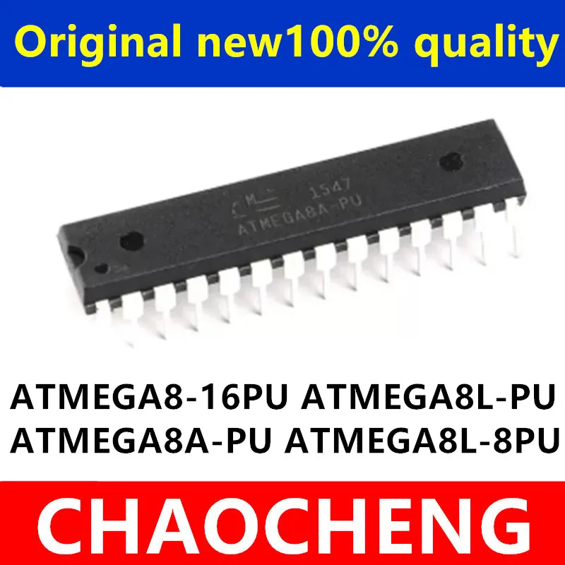 (1piece) 100% New ATMEGA8L-PU ATMEGA8A-PU ATMEGA8-16PU ATMEGA8L-8PU ATMEGA8L ATMEGA8A ATMEGA8 DIP-28 Chipset