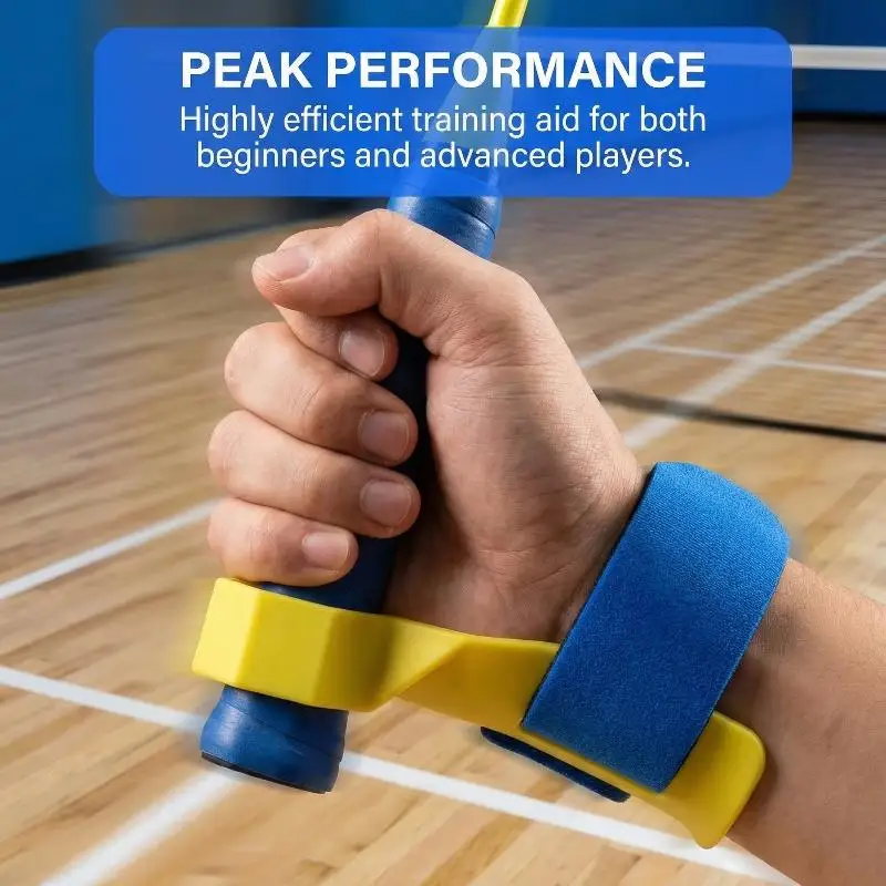 

^1Pc Adjustbale Badminton Wrist Support Trainer Stabilizes Your Wrist For Various Hand Size With Strong Support Badminton Racket