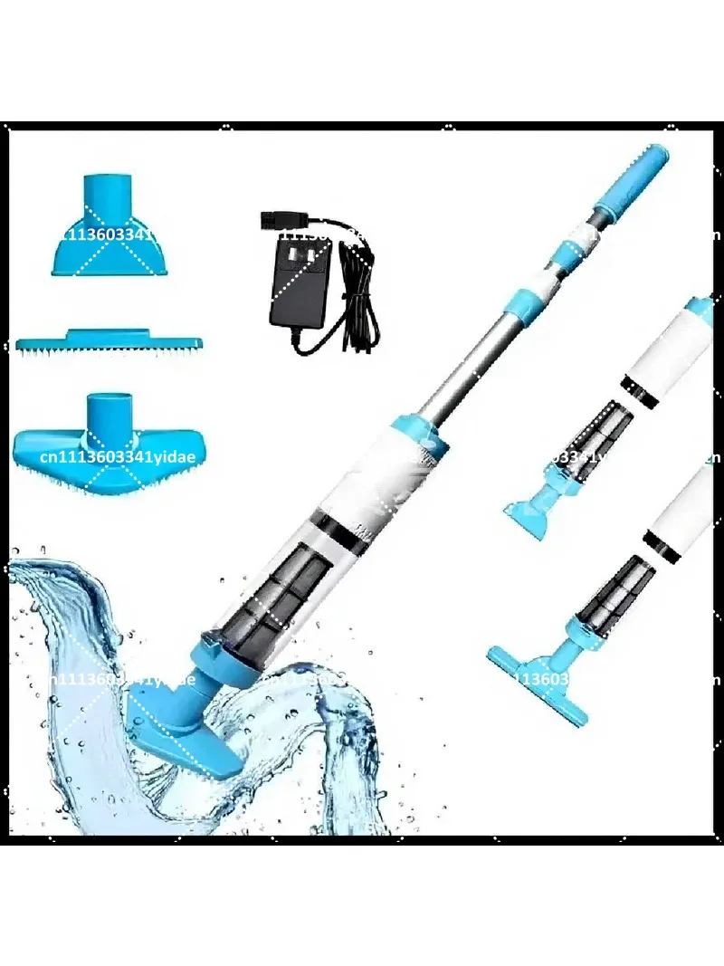 Vacuum Cleaner, For Spa, Hot Tub & Small Pool, Equipped with Immersion Sensor and Brush Suction Nozzle view 2