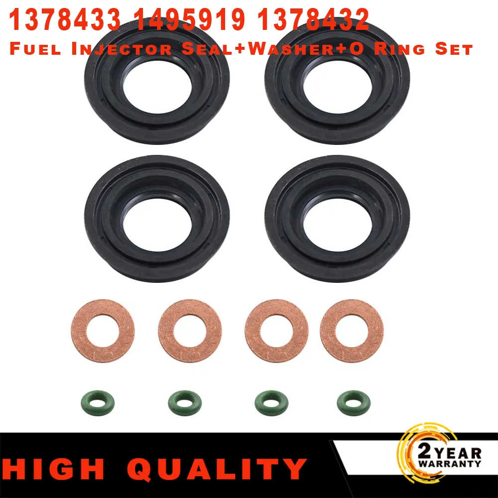 FUEL INJECTOR SEAL + WASHER + ORING SET FOR FORD TRANSIT MK6 MK7 for PEUGEOT BOXER LAND ROVER DEFENDER CITROEN RELAY FIAT DUCATO