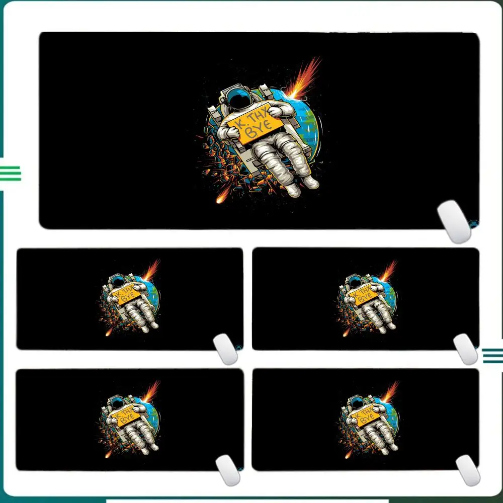 

An interesting cartoon astronaut design Mouse Pad Large Computer Office Table Mats XXL Rubber Anti-slip Gaming Keyboard Mousepad