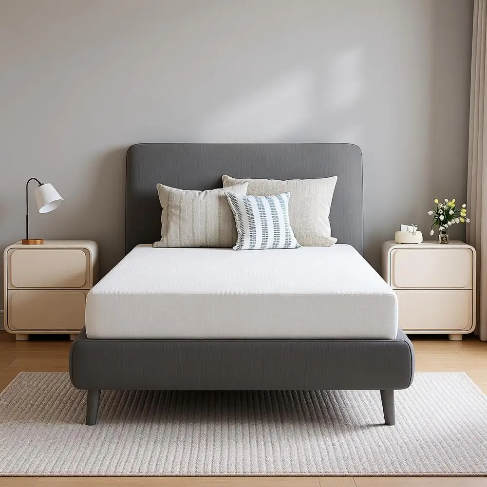 

Матрас из гелевой пены с эффектом памяти, 5 дюймов, размер Twin, для детей — охлаждающий сон и максимальное облегчение, сертифицирован Certi-Pur US