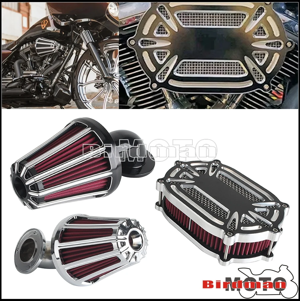 

Air Filters For Harley Softail 2016-17 Dyna FXDLS 2017 Trike Touring Road King 2008-16 Motorcycle Air Cleaner Intake Filter Kit