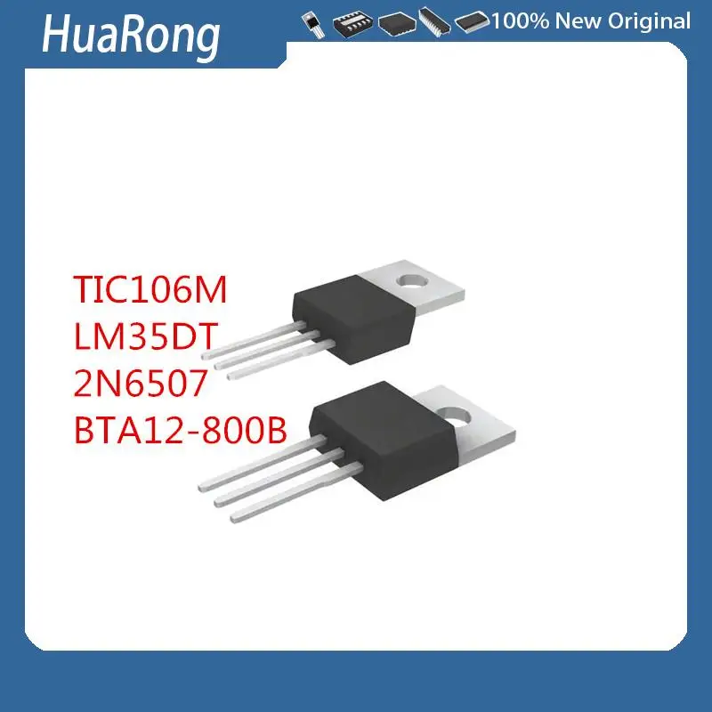 50PCS/LOT     TIC106M   TIC106  106M  106   LM35DT   LM35   2N6507   2N6507G   BTA12-800B   BTA12-800   BTA12   TO-220