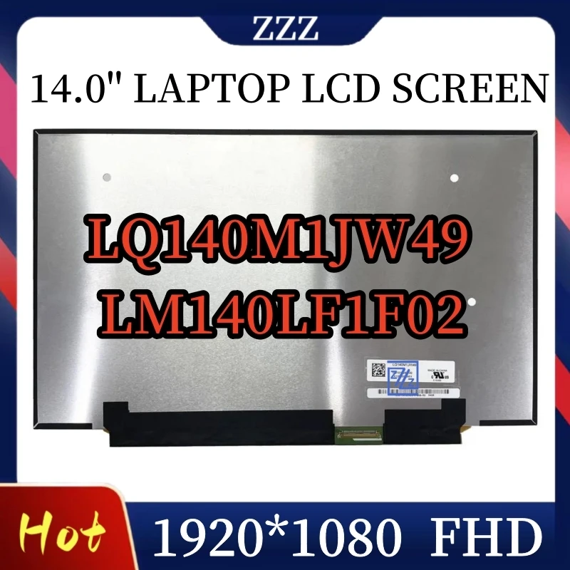 

LM140LF1F02 LQ140M1JW49 14" 144Hz IPS Laptop LCD Screen For ASUS ROG Zephyrus G14 GA401Q PX401Q 40pins eDP