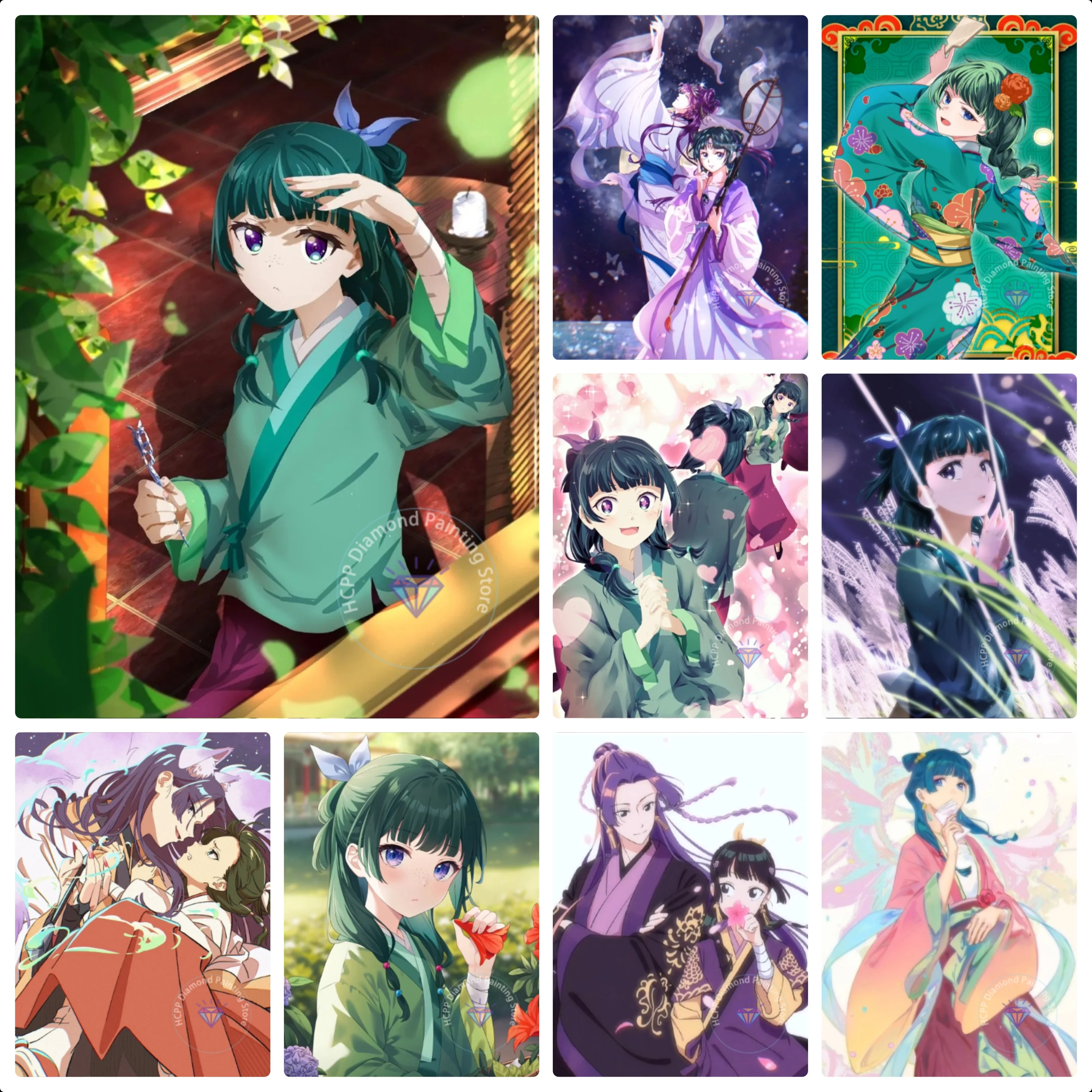 Diamond Painting Kit 5D DIY T-The-Apothecary-Diaries Anime D