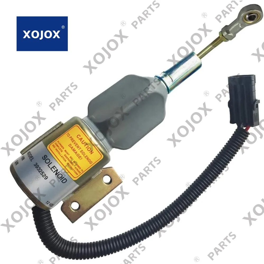 

XOJOX Earlyred 3932529 Fuel Shut Off Solenoid 3932929 SA-4756-12 SA-4891-12 3930658 3935431 SA475612 J932529 Compatible with Die