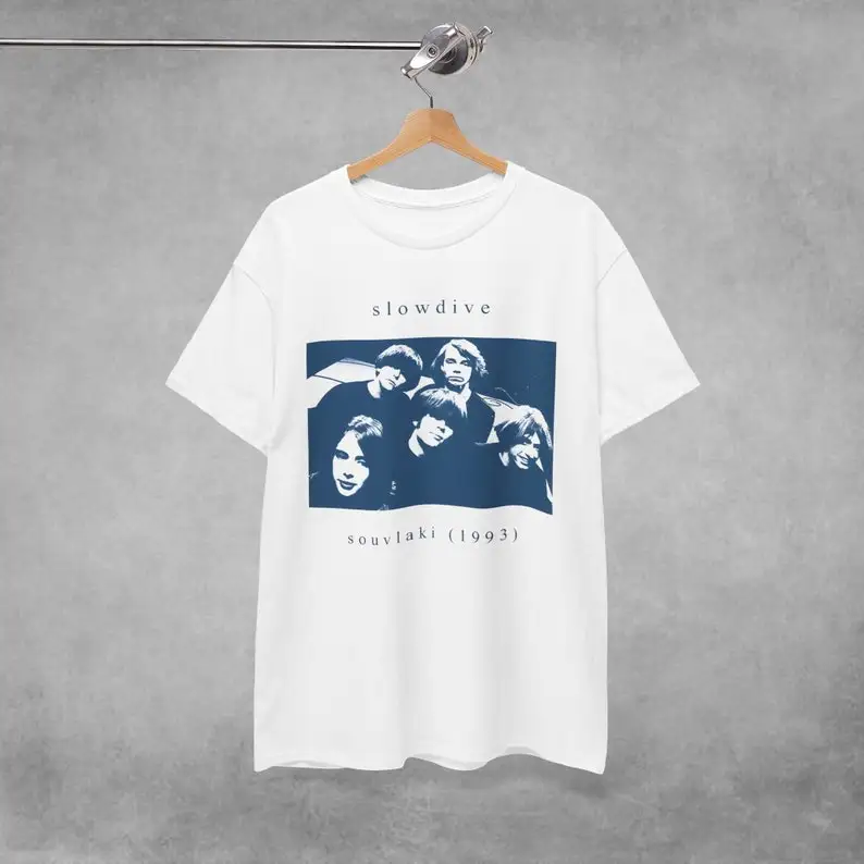 

Slowdive Souvlaki 1993 T-Shirt Album Cover Tee Shirt Alternative Band Merch Poster for Gift