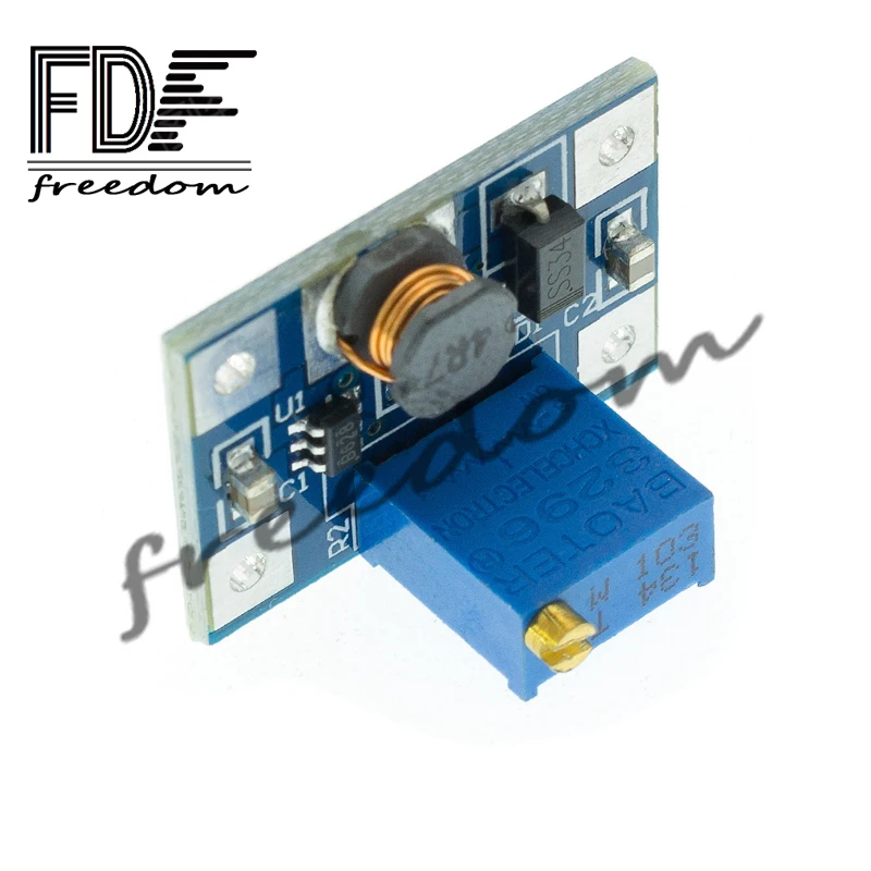 1pcs Smart Electronics DC-DC SX1308 Step-UP Lucky Adjustable Power Module Step Up Boost Converter 2-24V To 2-28V 2A