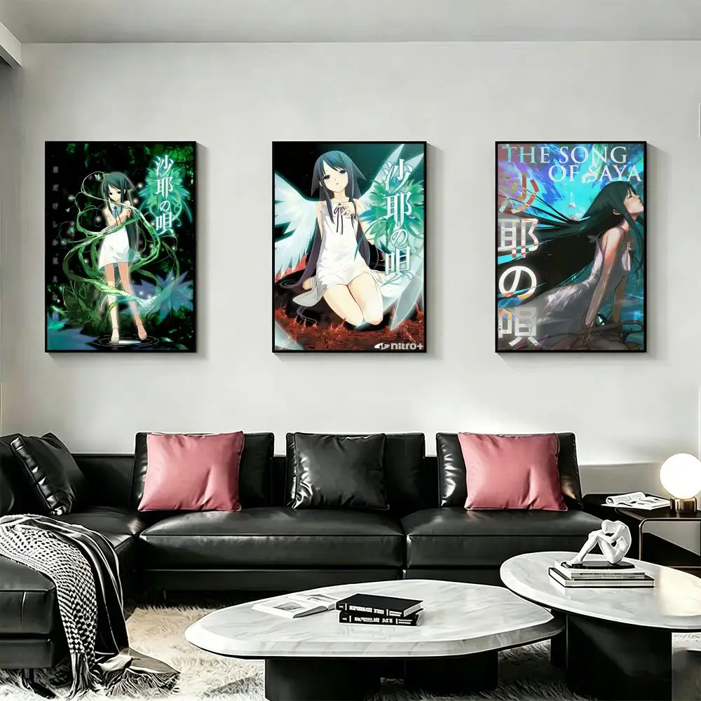 Game S-Saya N-No U-Uta Poster HD art, waterproof, sticky wall, home decoration (living room, bedroom, bar), aesthetic