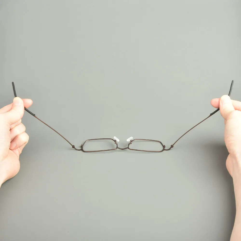 152mm Oversized Handmade Glasses Frame for Big Face Men Women Eyewear Denmark Pure Titanium Square Eyeglasses Frames Ultralight