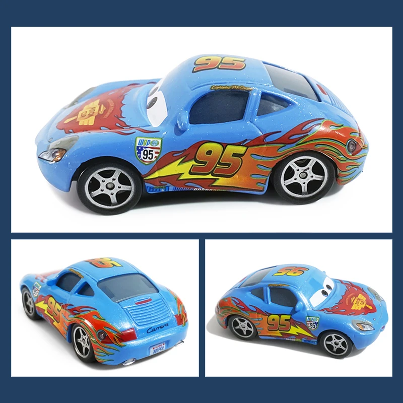 Cars Toys Sally Carrera Police Red Plated Version Lightning McQueen Couple Version Alloy Diecast Toy Car image 6