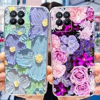 For Realme 8 RMX3085 Case Silicone Phone Cover For Realme 8 5G RMX3241 Bumper Clear Soft Funda For Realme 8i 8Pro Realme8 Hoesje