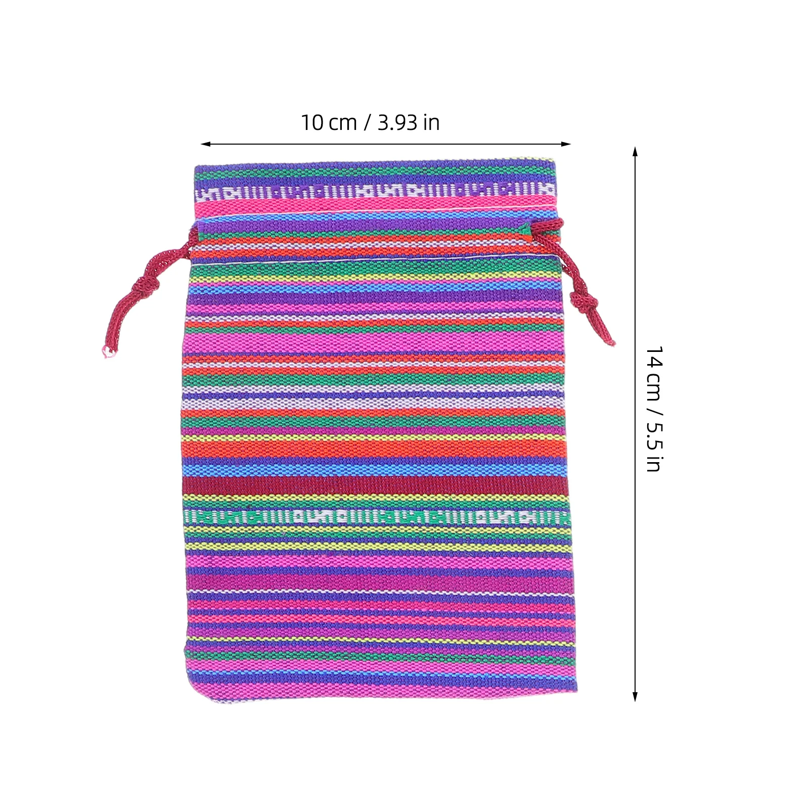 48Pcs Ethnic Style Drawstring Present Bags Reusable Fabric Candy Storage Bags Holiday Treat Snack Gift Packing Pouches