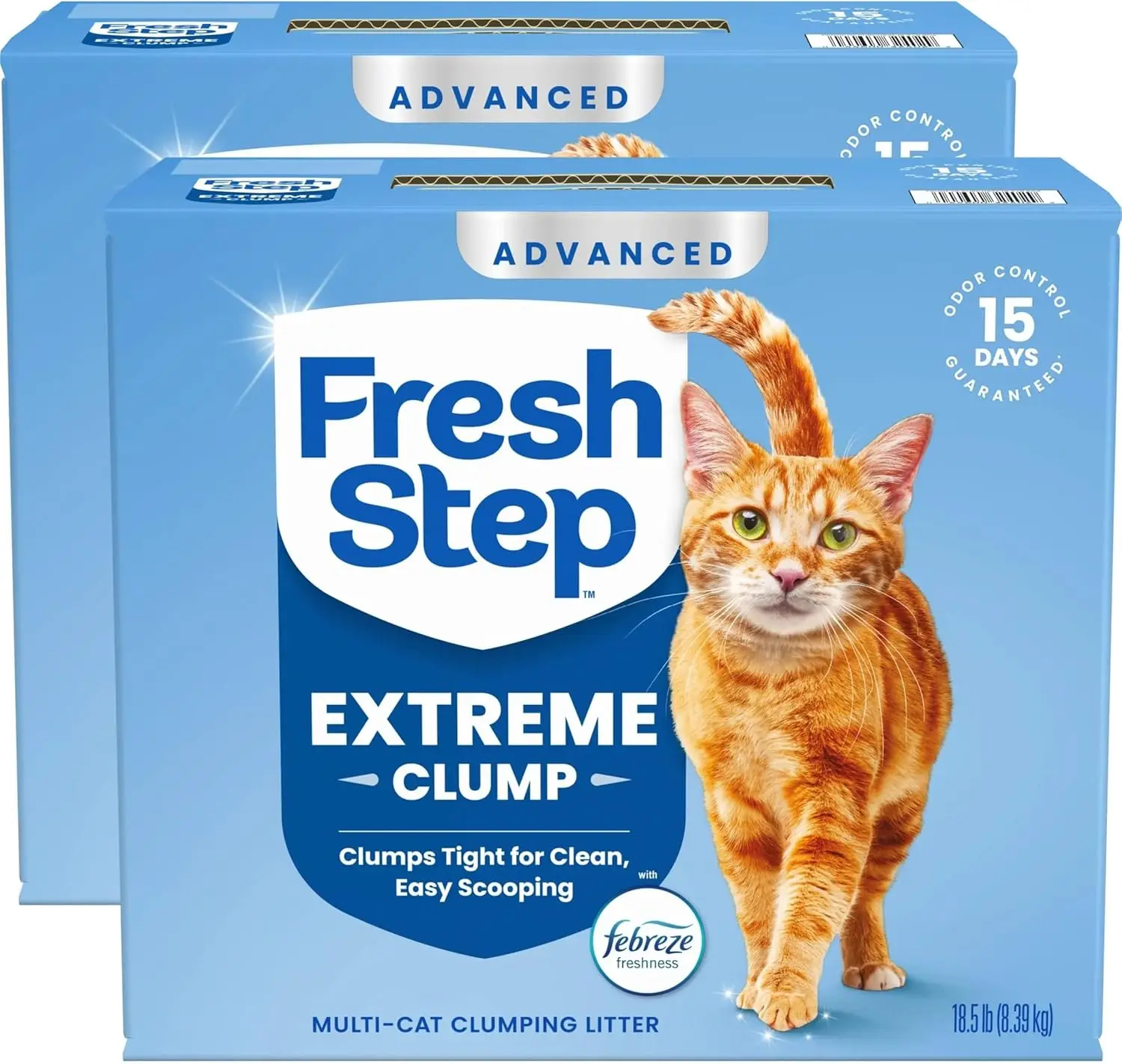 

Multi Cat Clumping Litter with Odor Control, Low Dust, Compatible in Automatic Boxes, 37 lbs