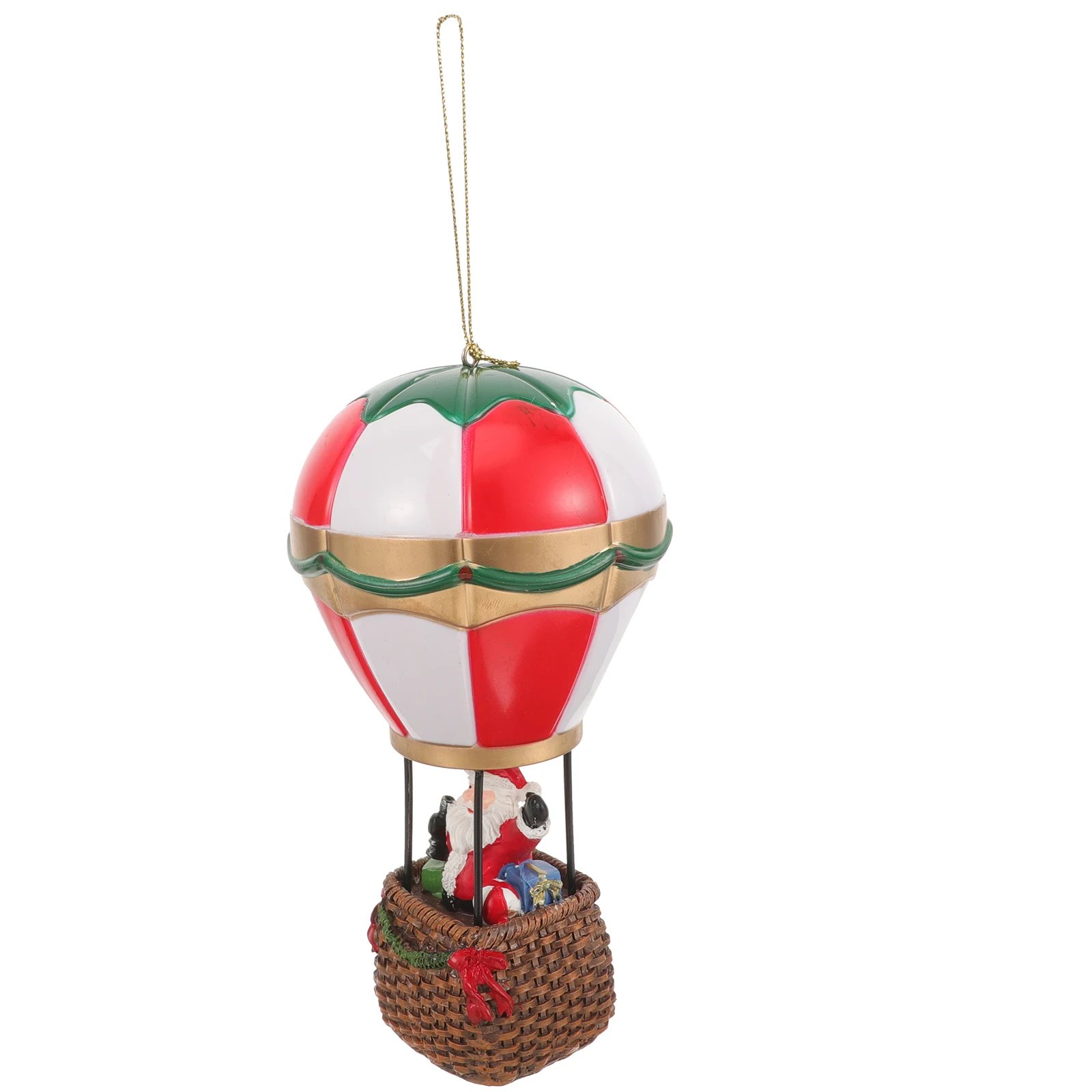 

Glowing Old Man Snowman Night Light Resin Ornaments Mini Hot Air Balloon