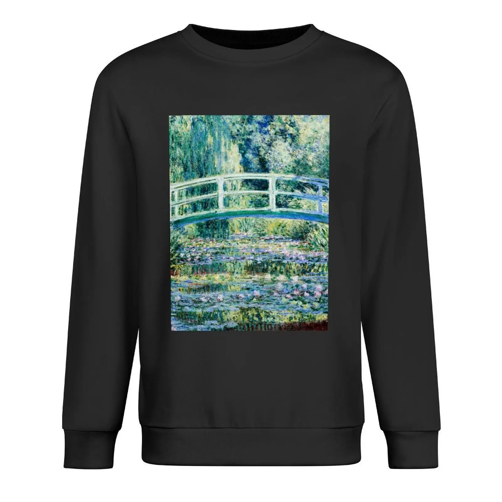 

Monet Water Lilies and Japanese Bridge 1899 Pullover men clothing tracksuit men men's clothes sweatshirts men