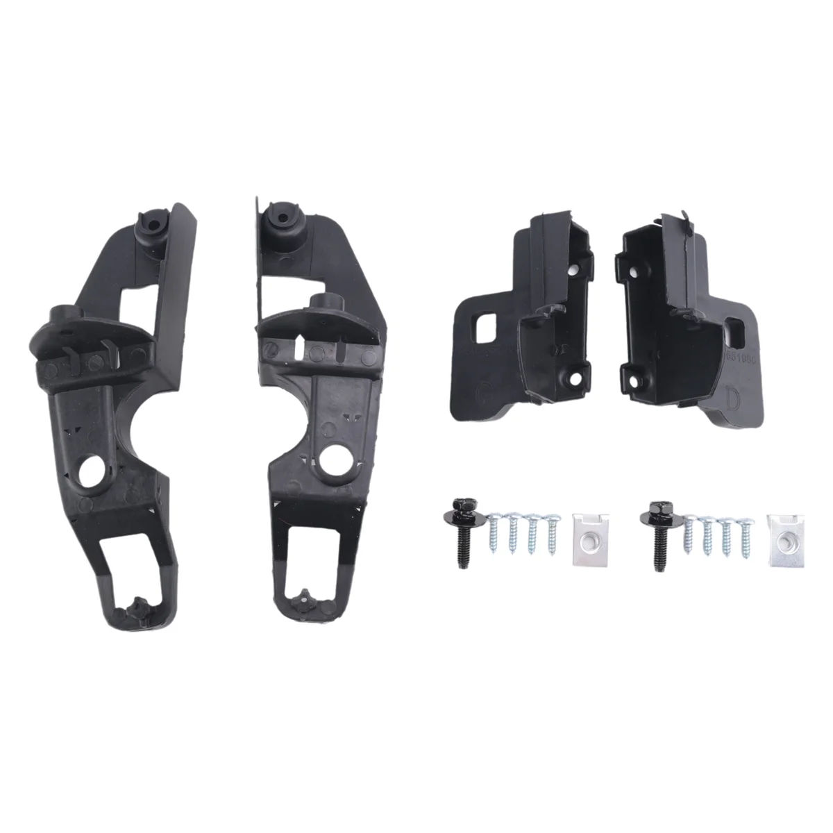 9805552680 Left + Right Headlight Bracket Tab Support Clip Repair Kit Set for Peugeot 301