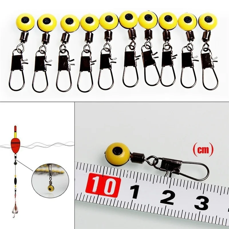 30pcs/set Fishing Float Bobber Stops Space Beans Connectors Sea Saltwater Fishing Tools Equipment Plastic Metal NEW SET image 6