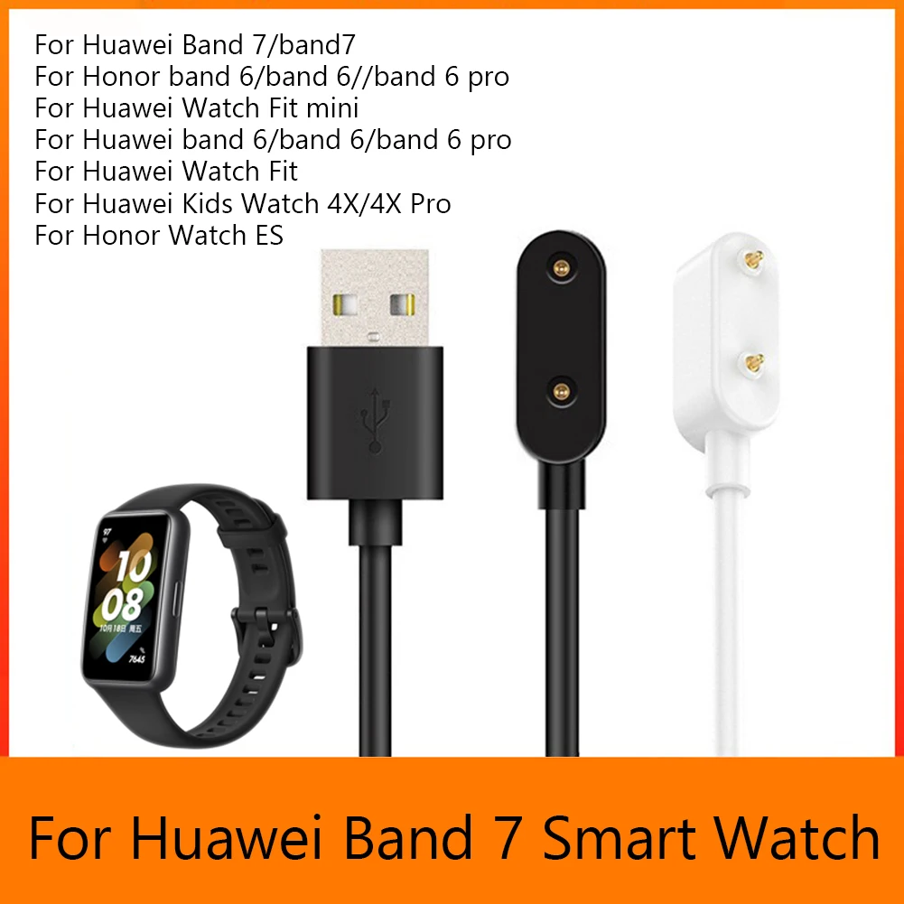 Fast Charging Cable for Huawei Band 7/Honor Band 6/6 Pro/Huawei Watch Wristband Charger 2pin USB Charging Cable Power Adapter