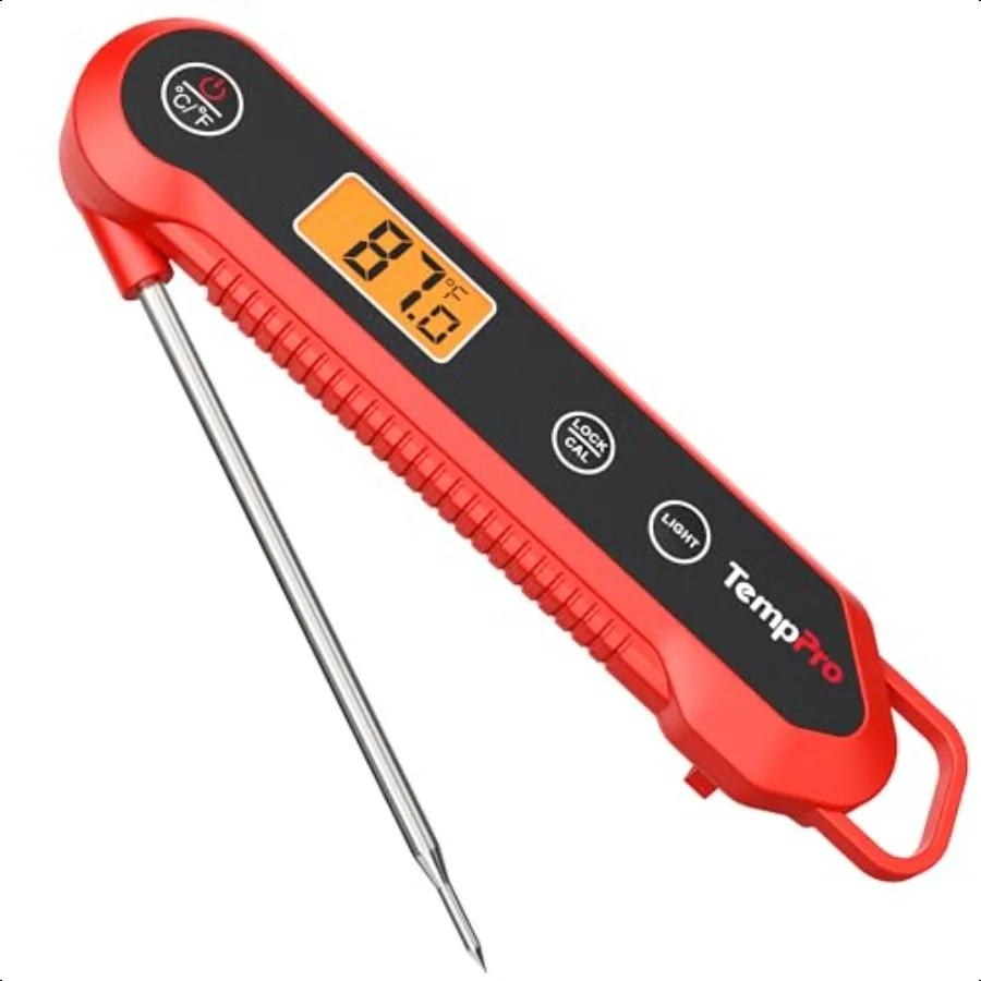 

Instant Read Meat Thermometer Digital 0.9F Proacurite Waterproof Food Thermometer for Cooking Backlight Cooking Thermometer for