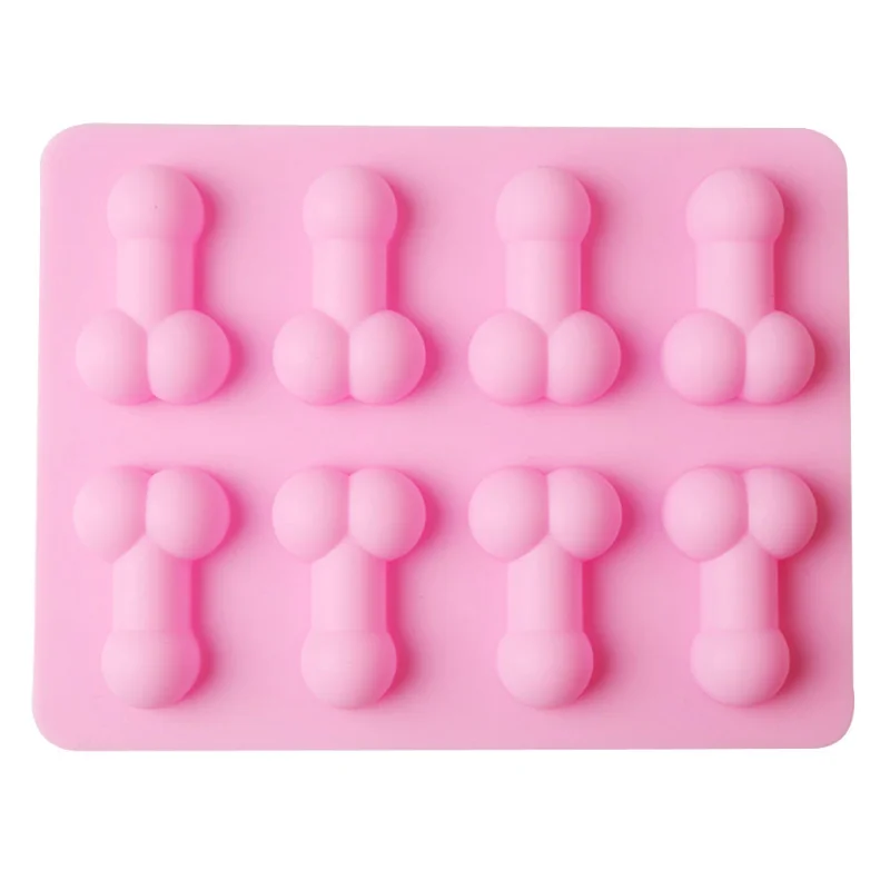 Dick Ice Tray Sexy Penis Cube Cake Mold Silicone  Candle Moulds Sugar   Dropshipping Craft Tools Chocolate ice cube