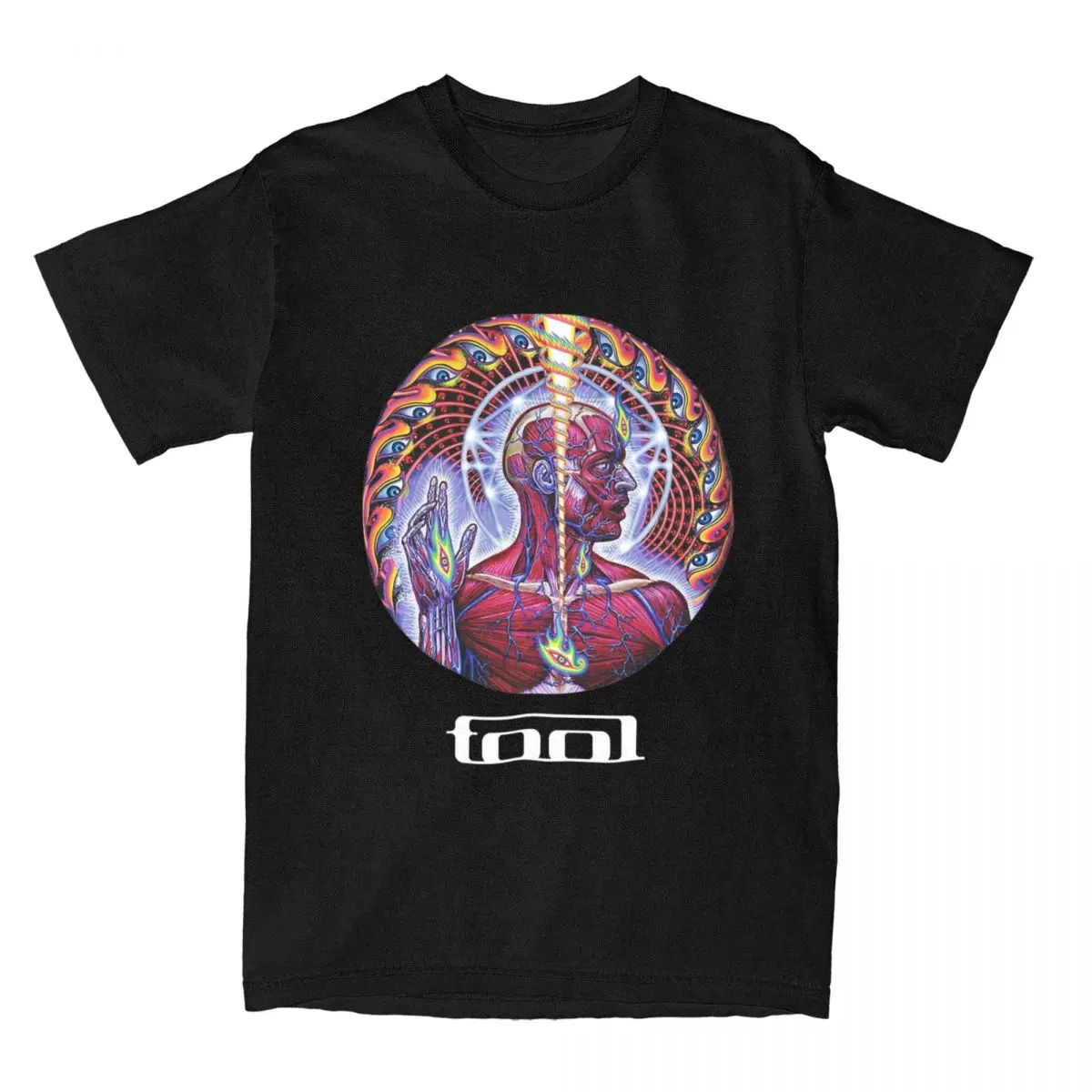 Rock Lateralus Tool Band T Shirts Cool Vintage Streetwear Cotton Short Sleeve Funny Men Amusing Harajuku Daily Unisex Tops