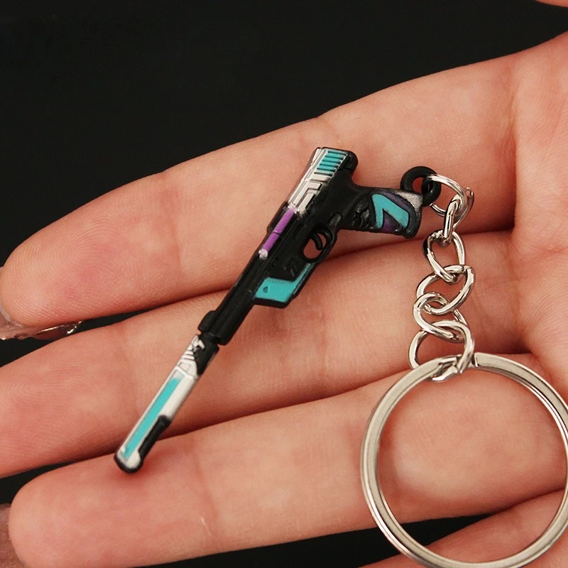 5cm Valorant Game Peripherals Mini Metal Model Props Empty Wing Geometry Back Packaging Accessories Keychain Birthday Gifts Toys