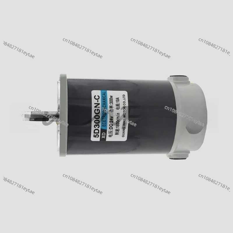 

300W DC High-Speed Motor, 12V/24V Brushed Electric Motor, 3000RPM Torque Forward Reverse Motor